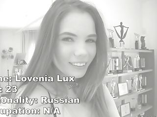 Whorish Russian Chick Lovenia Lux Gets Her Butt Hole Gaped