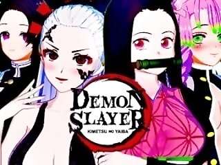 Demon Slayer Anime Porn Compilation (daki, Nezuko, Shinobu, Mitsuri)