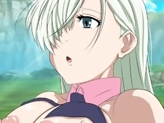 Nanatsu No Taizai - Elizabeth Gives Meliodas A Breast Banging