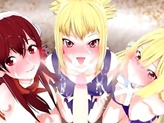 Pounding Kohaku, Ruri & Yuzuhira From Dr Stone 🥵 Uncensored Anime Porn Compilation